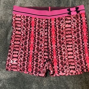 Pink under armor spandex